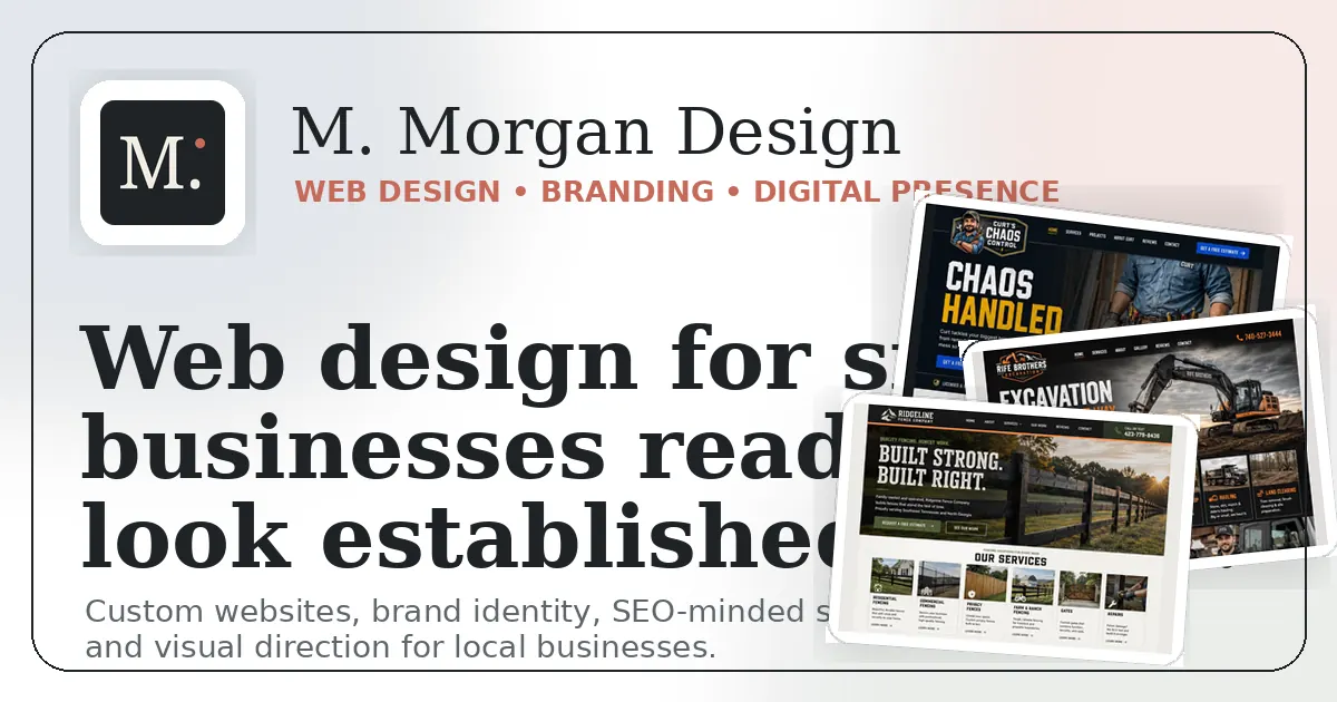 M. Morgan Design branding preview
