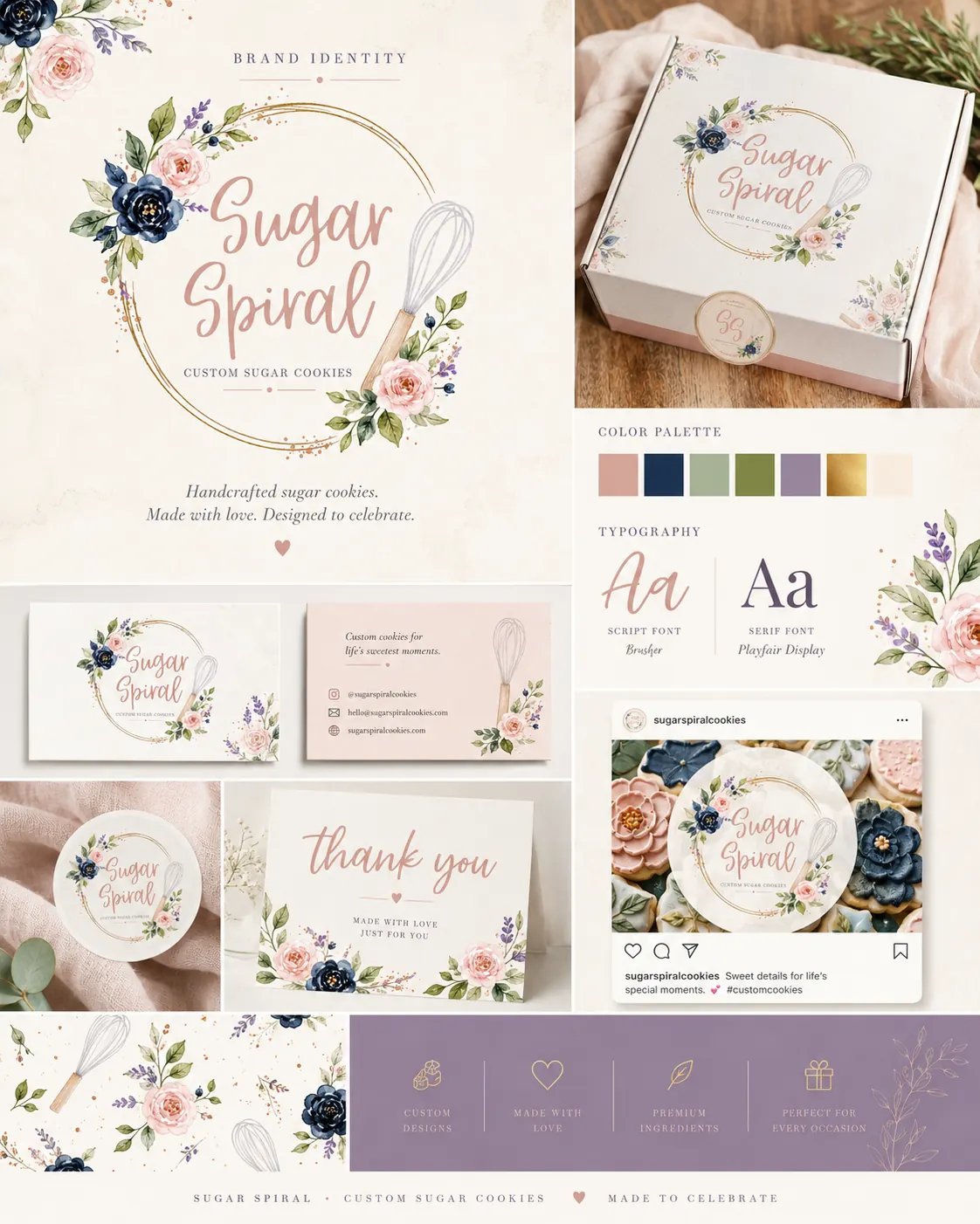 Sugar Spiral branding preview